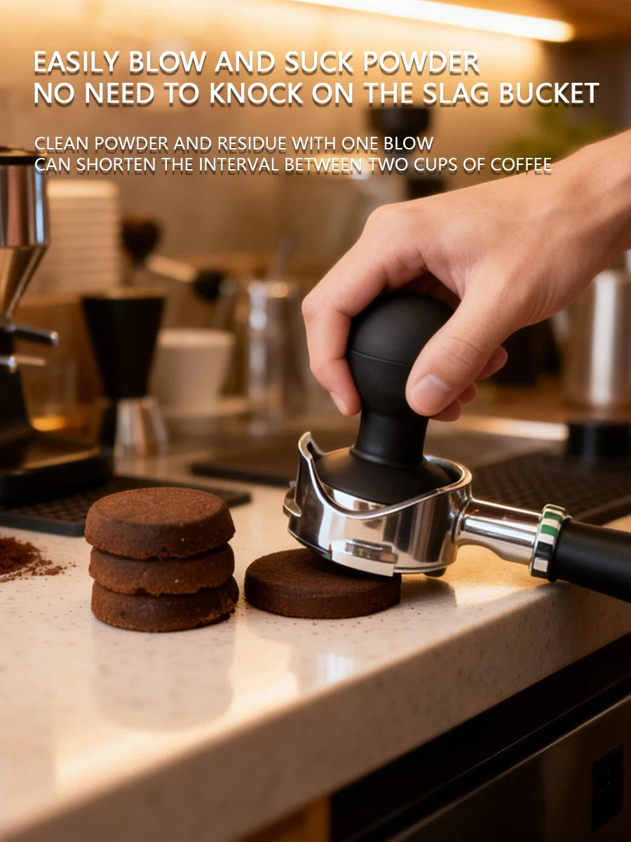 51/58mm coffee powder suction cup ultra quiet, slag free, dirt free, household coffee appliance cleaning tool