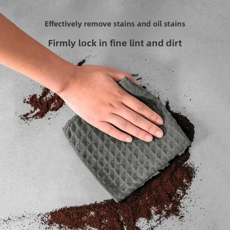 Coffee Bar Cleaning Towels Super Absorbent Microfiber Cleaning Cloth Towel Home Barista Clean Tool Coffee Machine Cleaner