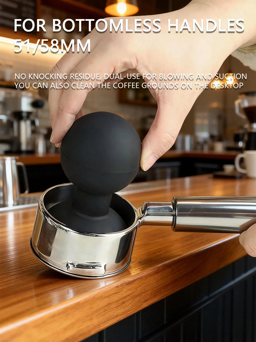 51/58mm coffee powder suction cup ultra quiet, slag free, dirt free, household coffee appliance cleaning tool