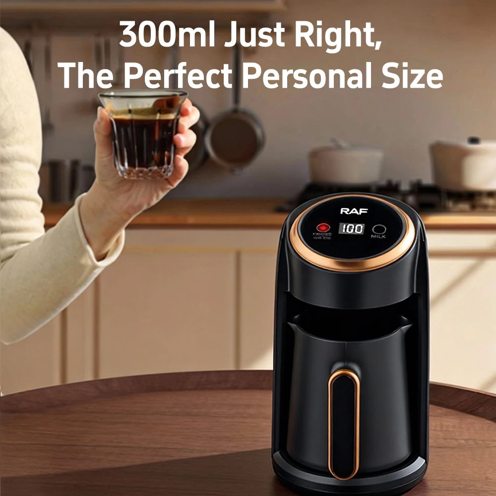 Automatic Turkish Coffee Machine, Cordless, Electric Pot, Portable, Travel, 600W, 220V