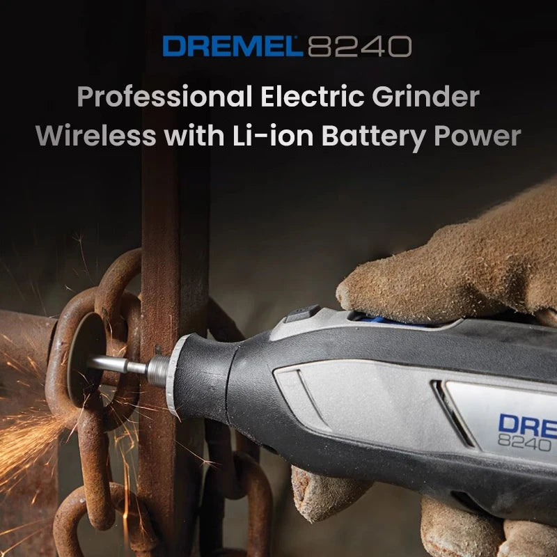 Dremel Cordless Electric Grinder 8240 N-5 12V Lithium-Ion Battery Variable Speed Rotary Tool for Polishing Grinding Cutting Sand