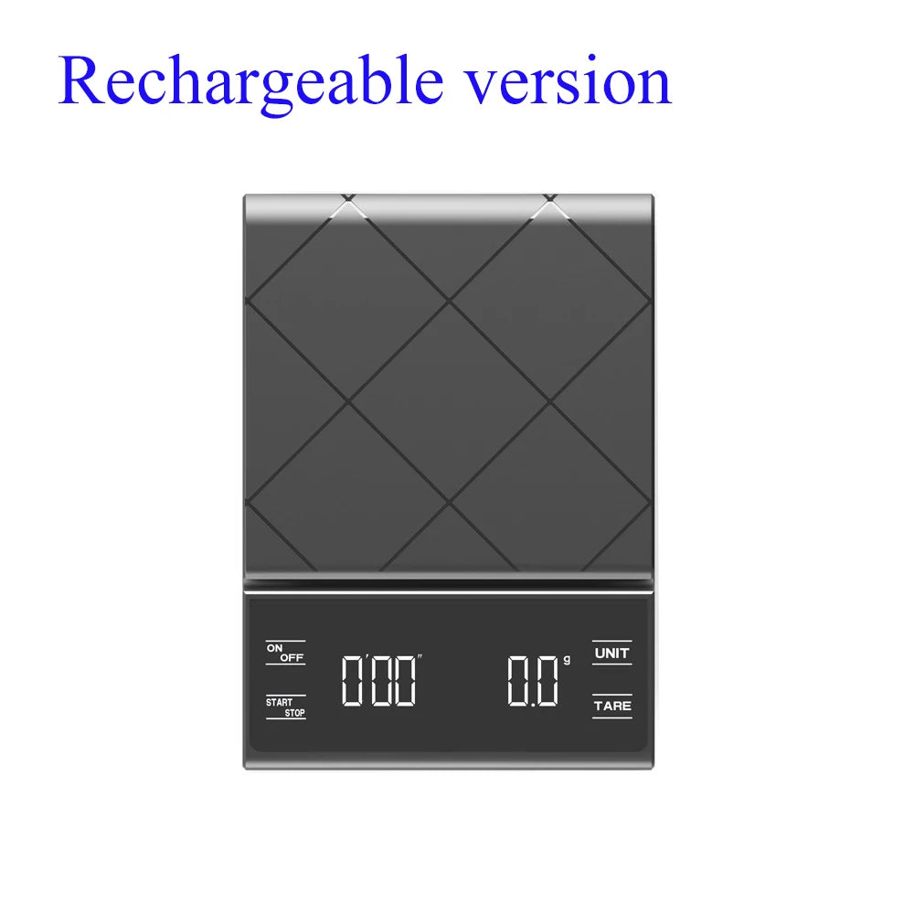 3kg/0.1g Digital Kitchen Weight Grams Electronic Balance High Precision Coffee Scale Portable With Timer Food Espresso Tools