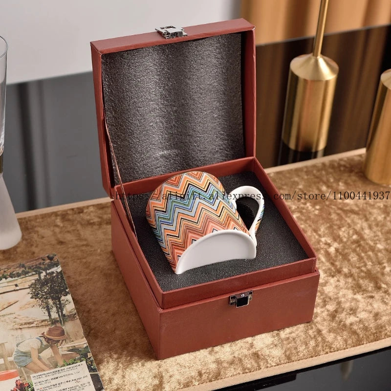 A Set Of Niche Coffee Cups Espresso Mugs Small Tea Cups Mugs Dinner Plates And Snack Stands