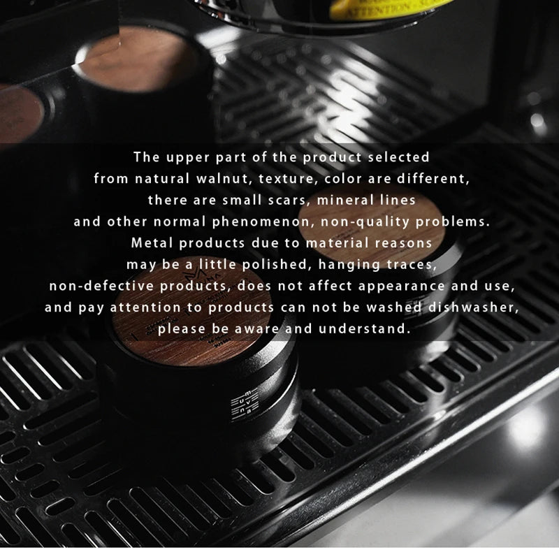 MUVNA Espresso Tamper V2, Slow Rebound Coffee Tamper with Stainless Steel Ripple Base for 51mm/53mm/58mm Portafilters