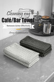 OANKR Barista Microfiber Cloths, 1/4 Pack 12"x12" Professional Cleaning Towels for Espresso Machines, Coffee Bar Accessories