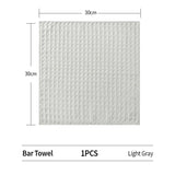 OANKR Barista Microfiber Cloths, 1/4 Pack 12"x12" Professional Cleaning Towels for Espresso Machines, Coffee Bar Accessories