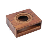 Wooden Tea Pot Heater Tea Supplies Elegant Tea Warmer Heating Coffee Milk Decoration for Home Kitchen Garden Travel Winter Gift