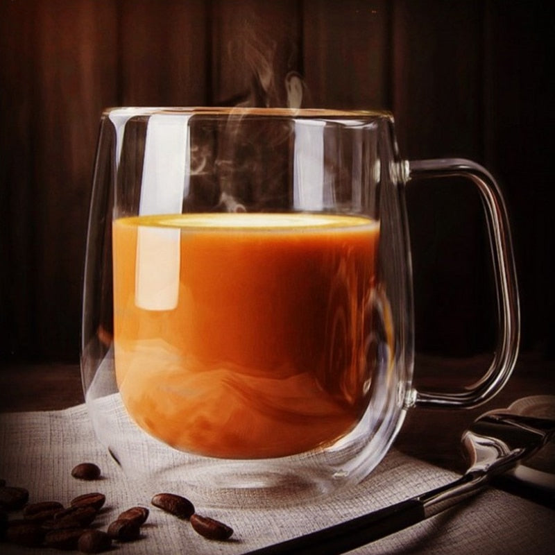 Heat-resistant Double Wall Glass Cup