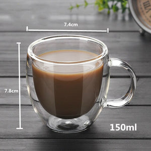 Heat-resistant Double Wall Glass Cup