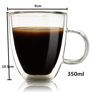 Heat-resistant Double Wall Glass Cup