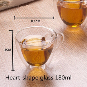 Heat-resistant Double Wall Glass Cup
