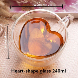 Heat-resistant Double Wall Glass Cup