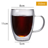 Heat Resistant Double Wall Glass Cup