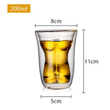 Heat Resistant Double Wall Glass Cup