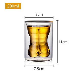 Heat Resistant Double Wall Glass Cup