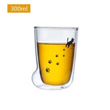 Heat Resistant Double Wall Glass Cup