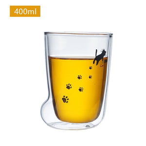 Heat Resistant Double Wall Glass Cup