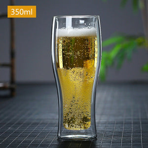 Heat Resistant Double Wall Glass Cup