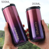 Double Stainless Steel Coffee Mug