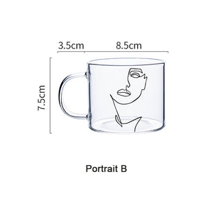 Couple Glass Mug